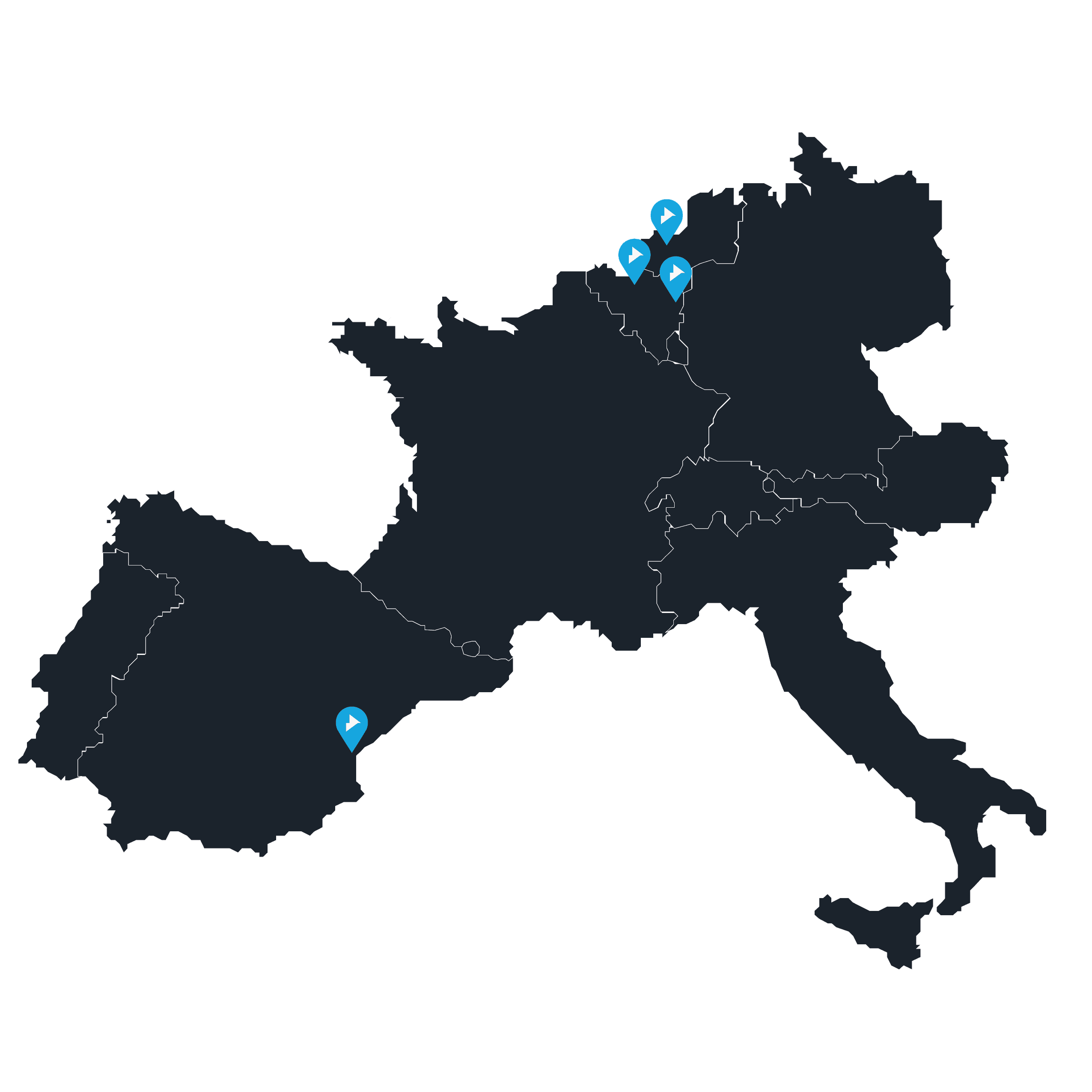 Forward locations map